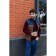 Male ise vest, size 46, brown color