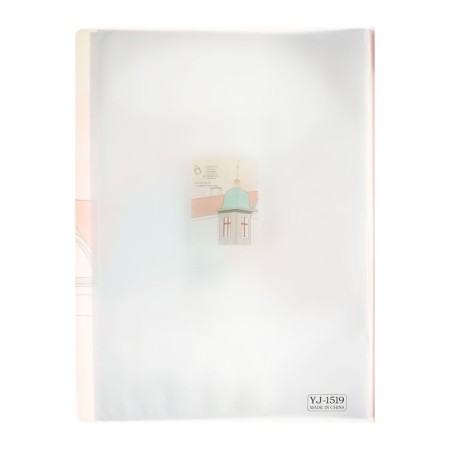 A4 format folder, with 40 transparent files, "attraction" mix-8