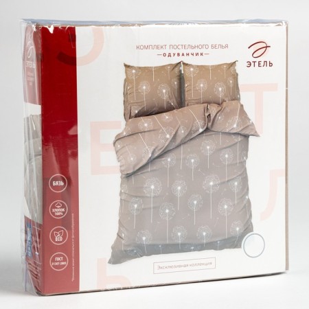 Bed linen Ethel Duet "Dandelion" 143*215 cm 2 pcs, 220*240 cm, 70*70 cm 2 pcs, calico-6