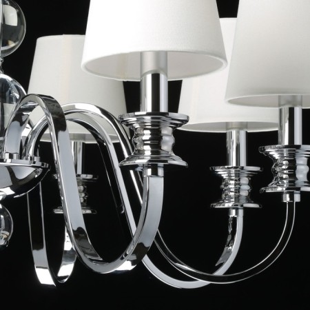 Inessa chandelier, size 86x165x86 cm, 320W 8xe14-6