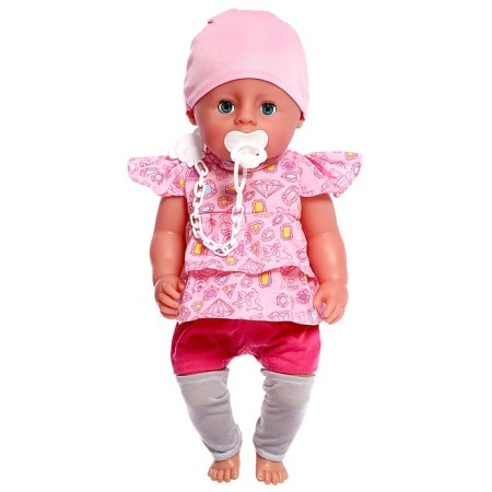 Pups functional "My baby", drinks, pisses, with accessories-9