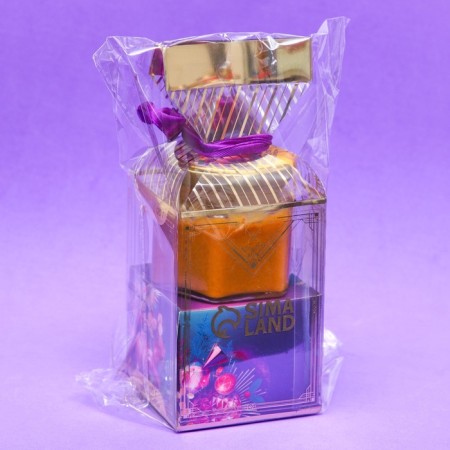 Gift set "Happy New Year": tea 50 g, cream-make-up with walnut, 120 g.-9