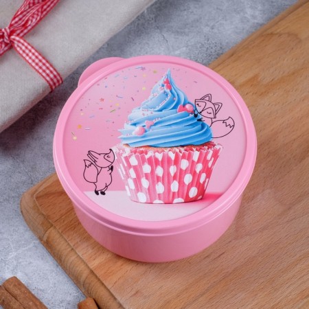 Lunch-Box Round Solomon "Foxes", 500 ml