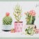 The Ethel track Cacti 30*70 cm, 100% cotton, sarzha 190 g/m2