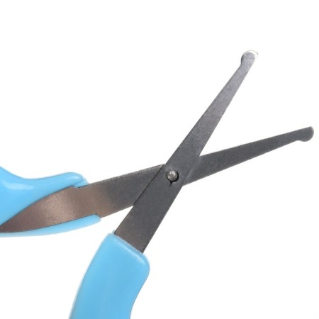 Children's manicure set (scissors, kniper, saw, tweezers), blue color-9