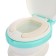 Pit-UNITAZ baby, with soft seat, turquoise color