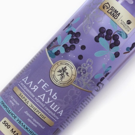 Shower gel with blackcurrant extract, 500 ml, pantry of beauty-3