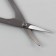 Scissors are manicure, with a cap, bent, 9.5 cm, mix color