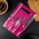 A set of kitchen supplies, 5 objects: knives 9 cm, 12 cm, 15 cm, musat, board, color mix