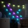 Smart garland "thread" 6 m with nozzles "bulbs with cones", IP20, dark thread, 20 LED, glow RGB, USB