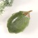 Souvenir ceramic stand "Sheet with two cones" Green 21.7x13.5x4 cm