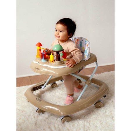 Walks of children's Amarobaby Running Baby, with an electronic game panel, brown color-9