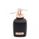 Kelsey liquid soap dispenser, black color