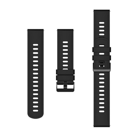 Smart hours strap, 22 mm, silicone, black-2