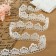 Lace Hipure, 30 mm × 9 ± 0.5 m, white color