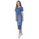 Women's dress, size 44, indigo color