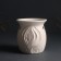 Aroma lamp ceramics "Foliage" White 8.9x8.9x9.3 cm