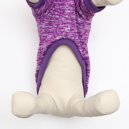 Melange sweater, size M (DS 23 Osh 28, OG 37 cm), purple-4