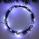 Garland "thread" 5 m Rosa, IP20, black thread, 50 LED, white glow, 2 modes, AAH3