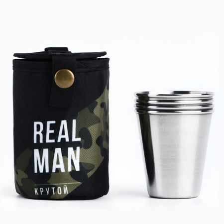 Piles, set in the Real Man cover, 4 pcs x 70 ml-1