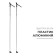 Snowline aluminum skiing, length 90 cm
