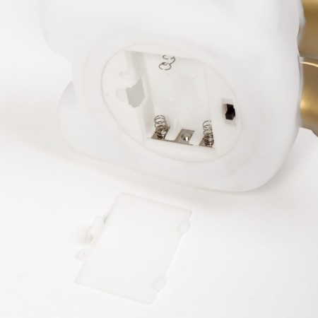 Nightnik "Unicorn in Gold" LED from batteries with a white-gold 9.5x14x20 cm Risalux-7