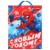 New Year. Gift package, 31x40x11 cm, packaging, spider-man