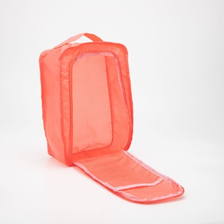Cosmetic bag with lightning, peach color-2