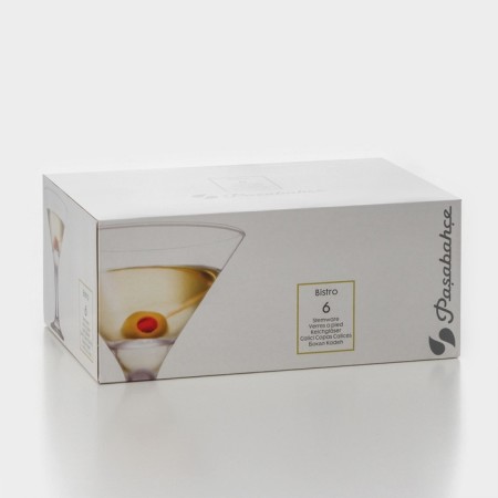 A set of glass glasses for Martini Bistro, 190 ml, 6 pcs-1