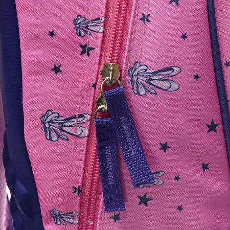 School backpack 38 x 27 x 17, ergonomic back, Devente Attomex Basic, Ballet, Pink 70334440-10