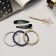 Hair set "Liora" (6 elastic bands, 3 invisibility 4.5 and 5.5 cm) flower