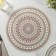 Serving napkin on the table "ethnic", d = 36 cm