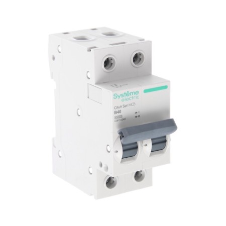 The circuit breaker SE CITY9 SET, B, 40 A, 2P, 4.5 KA, 230 V-1