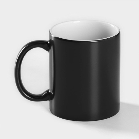 Mug ceramic share "chameleon", 320 ml, white color-3