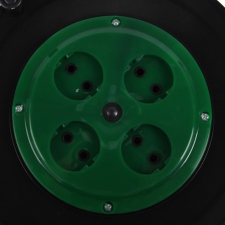 Coil 4 sockets, b/h, IP20, 16 A, UHL2, Green-1