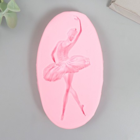 Mold Silicon "Ballerina" 0.8x8.5x8.5 cm, mix-2