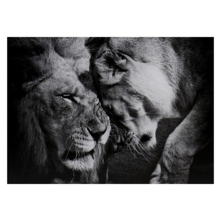 Khlest picture on the subframe "Lion Family" 50x70 cm