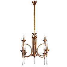 Trong chandelier 8x40W E14 brass 72x72x63 cm Bayerlux