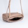 Cross-Bodi Bag on a zipper, beige color