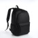 Youth backpack from textiles with a zipper, waterproof, 3 pockets, black color