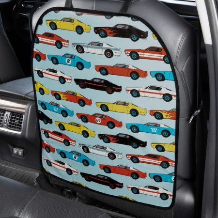 SkyWay seat back protection, PVC, 60x50cm, cars-3