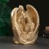 Figure "Guardian Angel" ivory, 35x25x15cm