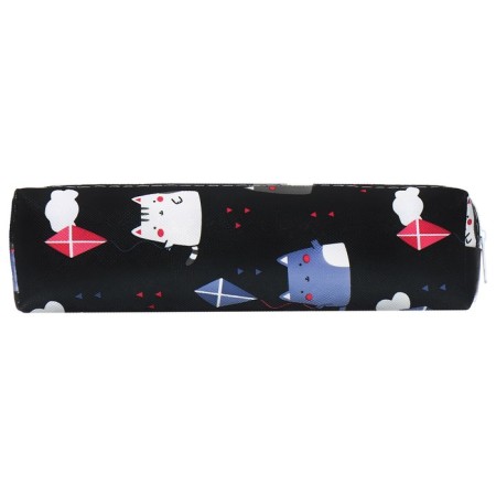 School Penal on the zipper "cats" Calligrata, black-2