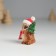Souvenir Polystone "Owl in the red cap" MIX 3.5x3x4.5 cm