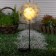 Garden lamp on a sunny battery "Block", 70 cm, 1 LED, glow warm white