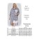 Dress shirt female luxury plus, size 56, blue color