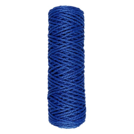 Knitting cord "Classic" without a core 100% polyester width 4mm 100m (cornflower)-2