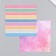 A set of scrapbooking paper 12 sheets 12 Summer Mood projects 160 grams 15.2x15.2 cm