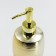 Joy Home liquid soap dispenser, ceramics, gold