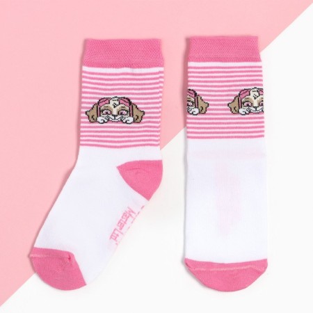 Sky Patrol socks, white color, 16-18 cm